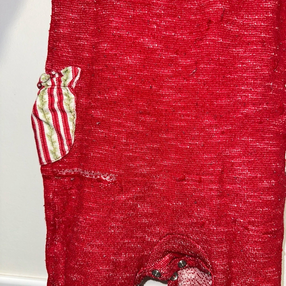 Baby Girl Ricrac & Ruffles Romper 12M Red Christmas Holiday - Picture 11 of 15